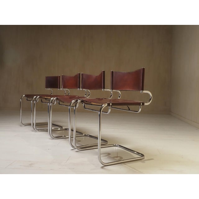 Terrj Chairs by Luigi Saccardo for Arrmet, Italy, 1970s, Set of 4 For Sale - Image 6 of 14