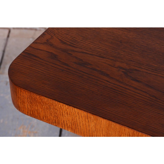 1930s Art Deco Dining Table in Oak by J. Halabala for Up Zavody, 1930s For Sale - Image 5 of 11