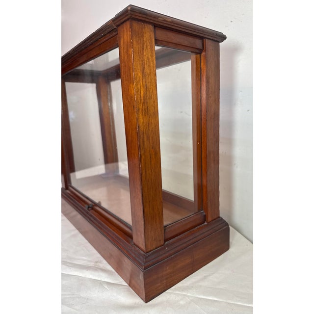 Antique 19th Century Handmade Wood Glass Countertop Store Display Show Case Box For Sale - Image 12 of 12