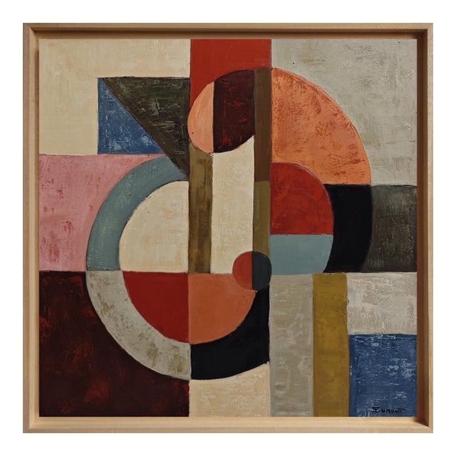 Evidence, Geometric Abstract, Contemporary, Framed by Sophie Dumont For Sale