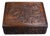 Vintage Chinese Huali Rosewood Box | Carved Dragon & Phoenix Motif Chest For Sale