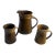 1968 Pacific Stoneware Inc. Mid-Century Pitcher & Mugs - 3 Pieces For Sale