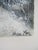 Modern Olivier Mas, House Under the Snow, Gouache For Sale - Image 3 of 6