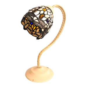 Mediterranean Dragonfly Lamp From the 1980s