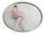 Justyna Kuklo, Sleeping Beauty I Tondo, Male Nude, 2011, Oil Painting on Canvas, Framed For Sale