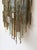 Metal Pair of Hammered Glass Silver Iron Sconces by Poliarte, Italy, 1970s For Sale - Image 7 of 12