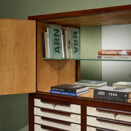 Large Eggshell Cabinet by Aldo Tura, Italy, 1940s For Sale - Image 6 of 13