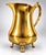French Antique French Brass Footed Pitcher For Sale - Image 3 of 9