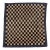 Tibetan Black and Tan Checkerboard Rug, 3' X 2' 9" For Sale