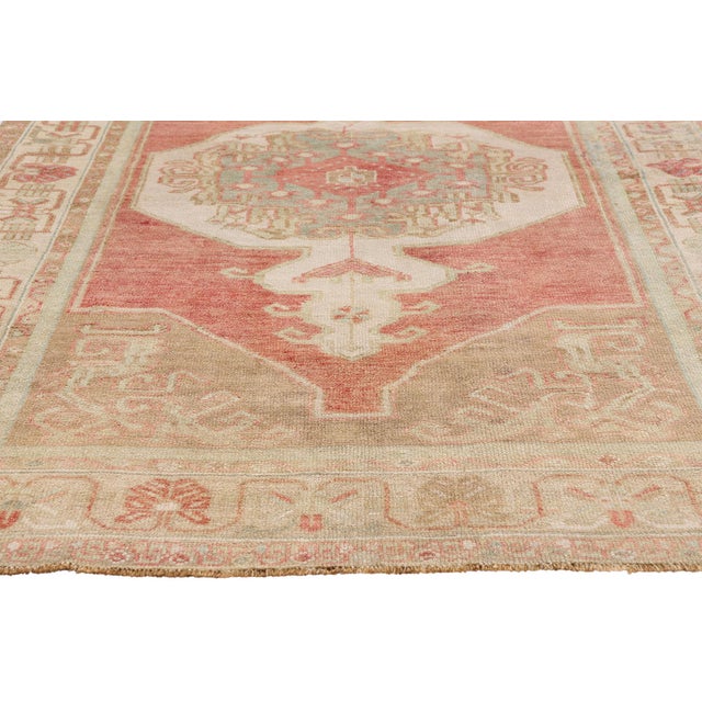 Vintage Turkish Oushak Rug, 04'04 X 07'04 For Sale - Image 4 of 10