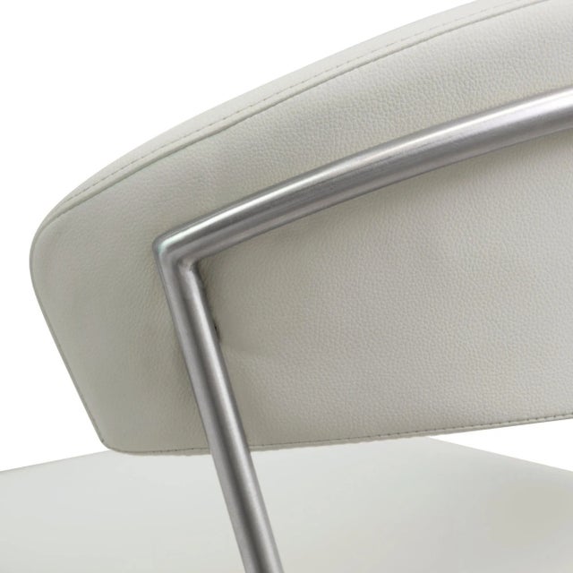 Cosmo Light Grey Steel Bar Stool For Sale - Image 9 of 12