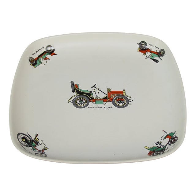 Vintage Decorative Tray in Ceramic, 1970s For Sale