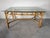 Italian Vintage Dal Vera Italian Rattan & Bamboo Rectangular Dining Table With Glass Top For Sale - Image 3 of 16