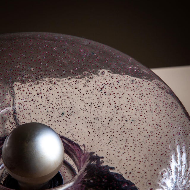 VeArt Bubble Glass Table Lamp, VeArt, Venice, Italy 1960s For Sale - Image 4 of 8