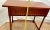 Wood Vintage Writing Table, Desk, Large Drawer, Checkerboard Inlay, Sheraton Style For Sale - Image 7 of 12