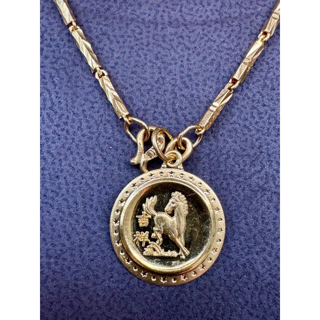 24 Karat Pure Gold Hand Made Yellow Gold Coin Necklace, 10.8 Gm, 18 Inch For Sale - Image 14 of 18