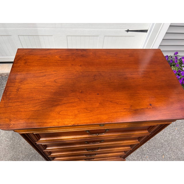 Wood Vintage 1990's Lexington Furniture Chest of Drawers For Sale - Image 7 of 10