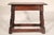 William and Mary style English oak joint stool, circa 1920. With a rectangular top with molded edges, joined by stretcher...