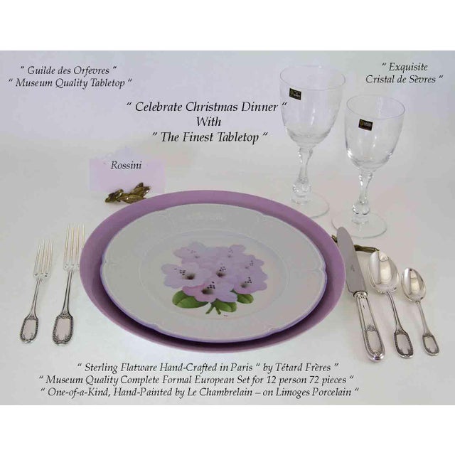 1990s Set of 3 Refined Sterling Silver Round Napkin Rings, Gadroon. For Sale - Image 4 of 16