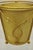 Mid 20th Century Vintage Italian Hollywood Regency Gold Gilt Iron Tole Wastebasket Trashcan For Sale - Image 5 of 12