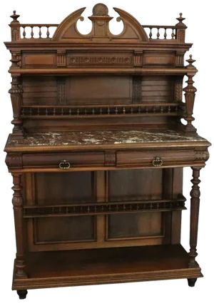 Antique Server Sideboard Henry II Renaissance