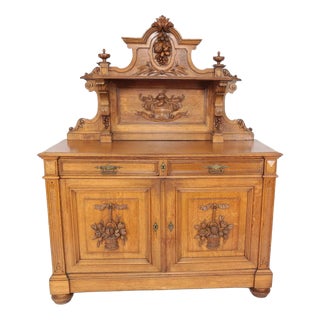 Neo-Renaissance Chests of Drawers with Coats of Arms and Extension, Set of 2 For Sale