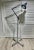 Chrome Rolling Floor Lamp With Articulated Arm, Spotlight For Sale - Image 12 of 13