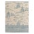 Rug & Kilim’s Pagoda Rug in Cream and Blue, 6x9 For Sale