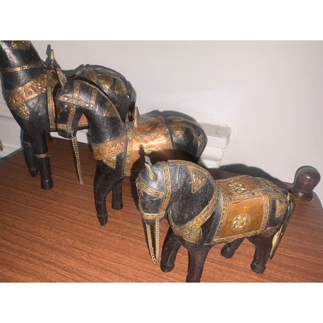 Horses, 1950s, Set of 3 For Sale - Image 4 of 8