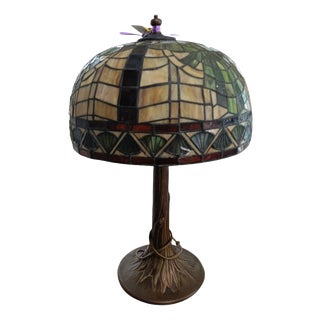Metal Table Lamp, 1890s For Sale