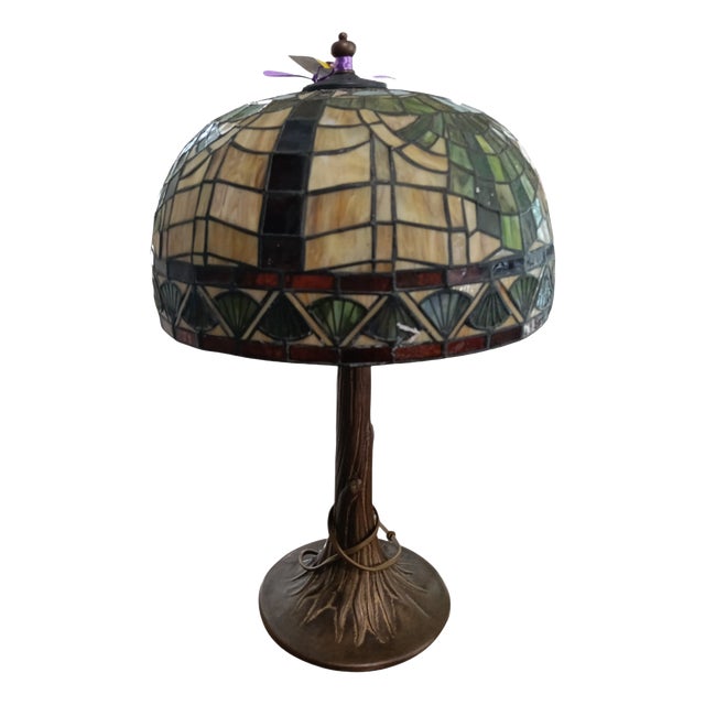 Metal Table Lamp, 1890s For Sale