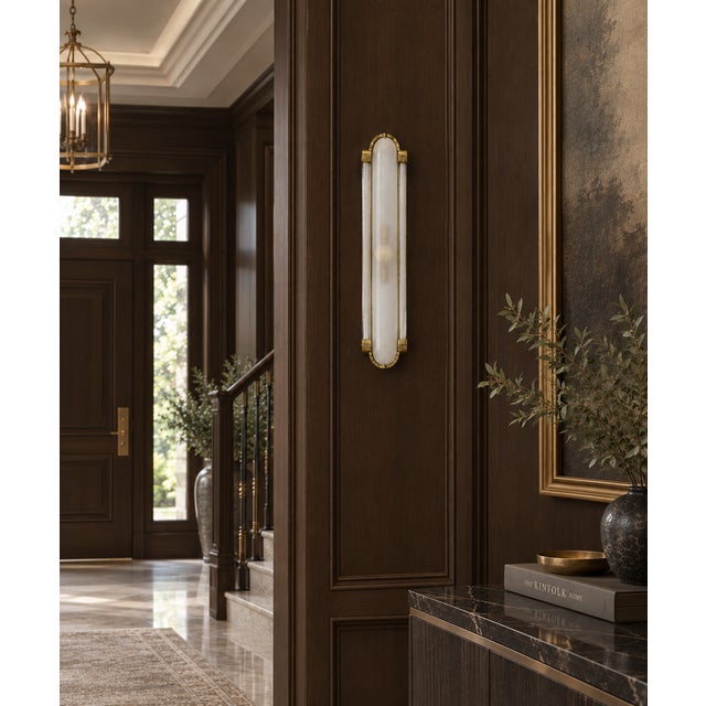 Glass 21st Century Deco Lungo Murano Sconce by Fabio LTD For Sale - Image 7 of 7