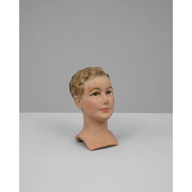 1920s 1920s French Plaster Bust For Sale - Image 5 of 18
