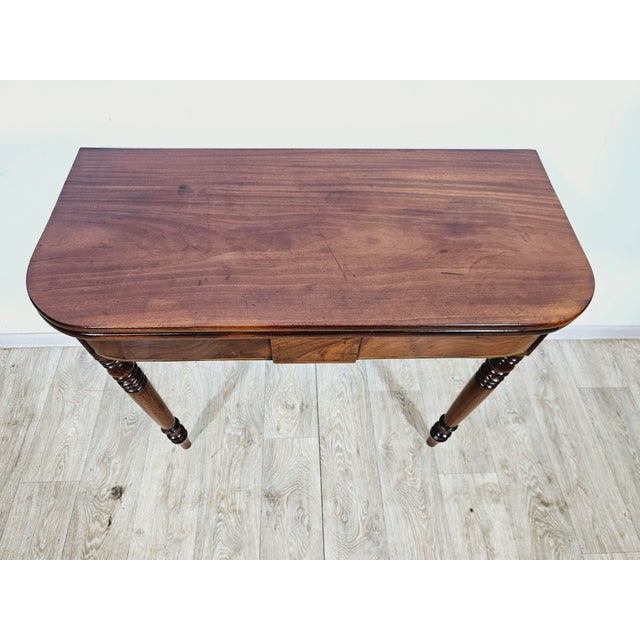 Antique Card Game Table in Mahogany, 1800s For Sale - Image 9 of 18