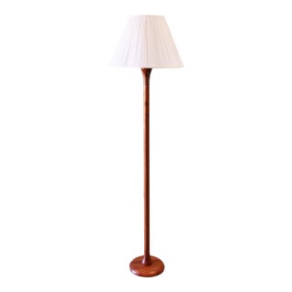 1970s Danish Modern Teak Floor Lamp Josef Frank (After) For Sale
