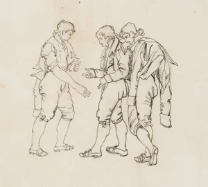 M. Neher, People Studies, 1830, Pencil