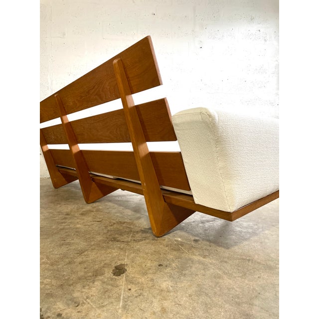 Georg Thams Danish Mid Century Oak Sofa For Sale - Image 4 of 13