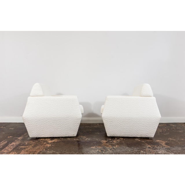 Vintage Geometric Armchairs from LFM, Poland, 1970s, Set of 2 For Sale - Image 6 of 16