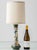 Art Nouveau Ceramic Table Lamp by Arnhem, 1920, with New Silk Lampshade, 1890s For Sale - Image 3 of 18