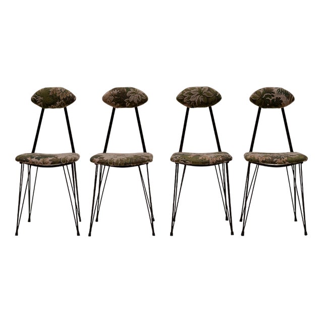 Mid-Century Italian Dining Chairs, 1960s, Set of 4 For Sale