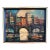 1992 Rémi Chapelle Signed Original Oil on Canvas European Canal Cityscape Painting For Sale