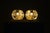 Peill & putzler: "ice cube" glass and brass ceiling light, 1970s. W 31 cm x d 31 cm x h 14 cm. Diameter 13 cm. Near mint...