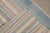 Beige Striped Colorful Modern Flatweave Kilim Room Size Wool Rug For Sale - Image 8 of 13