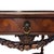 Early 20th Century Empire Mfg. Co. Victorian Revival Marquetry Console Table With Marquetry & Black/Gold Marble Top For Sale - Image 4 of 8