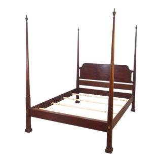 Henkel Harris Mahogany Queen Poster Bed For Sale