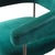 A generous seating piece with a distinctive open silhouette, it pairs a softly upholstered seat with a floating, embrace-...