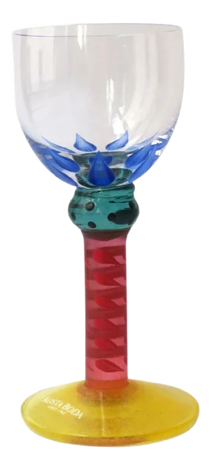 Swedish Postmodern Aperitif Glass Kosta Boda, 1990s
