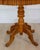 Wood Swedish 19th Century Solid Birch Oval Occasional Table For Sale - Image 7 of 11