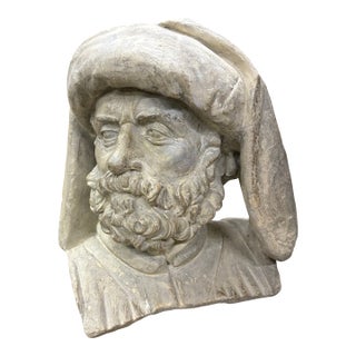 19th Century Italian Plaster Bust For Sale