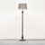 Rustic English Floor Lamp with Weathered Paint For Sale - Image 3 of 9